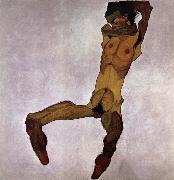 Egon Schiele Seated Male Nude oil painting picture wholesale